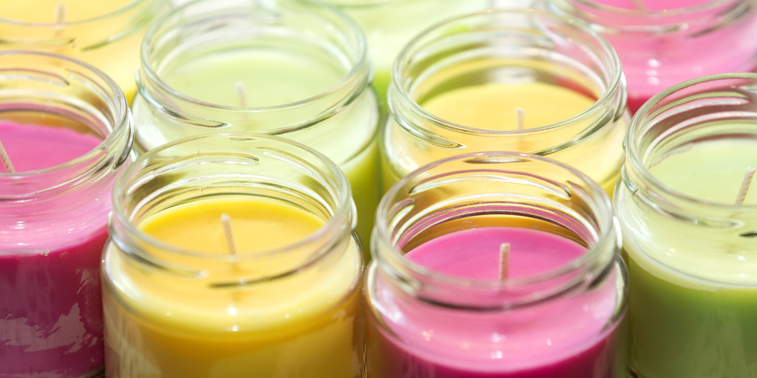 Colorful candles