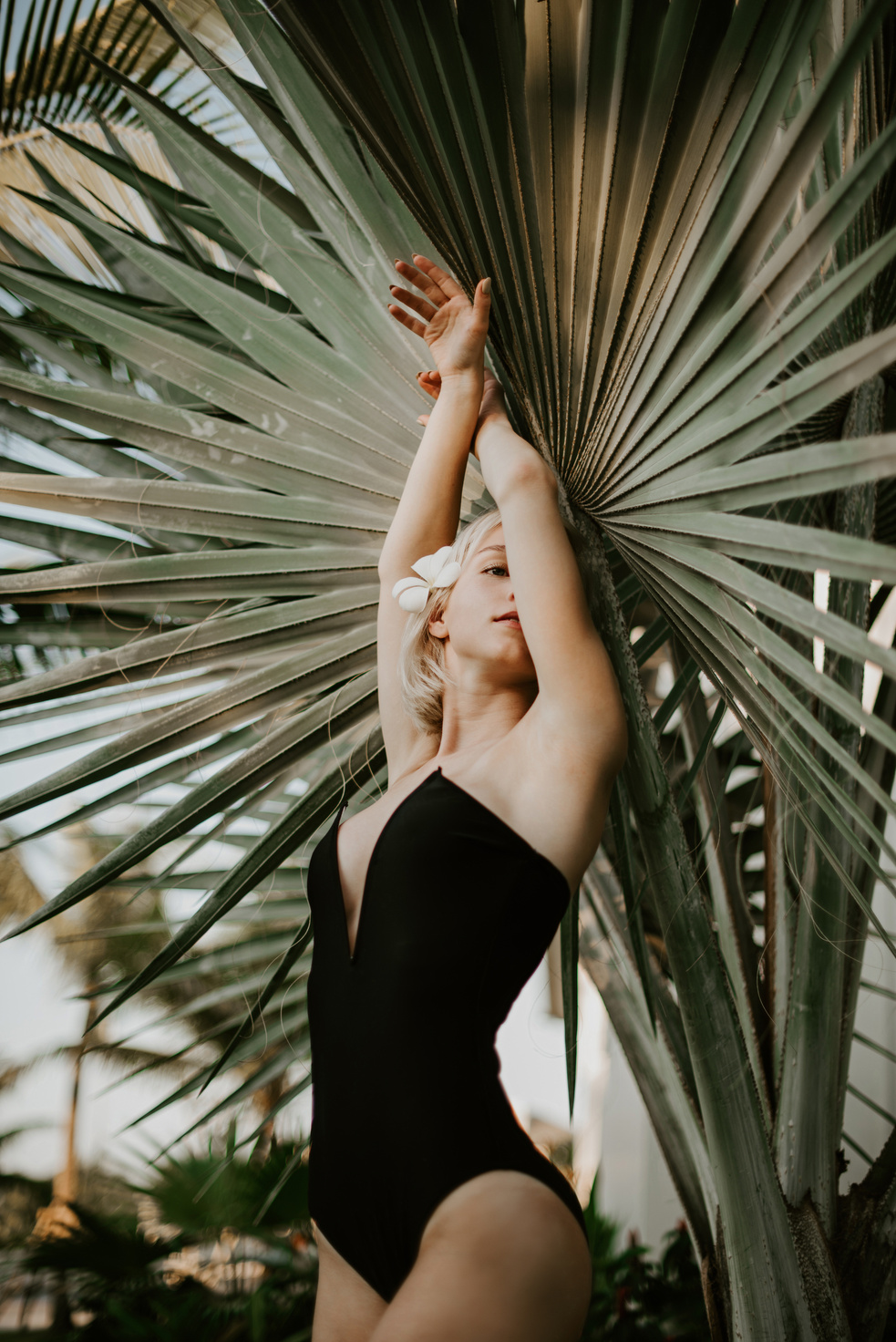 A Woman Wearing a Swimsuit